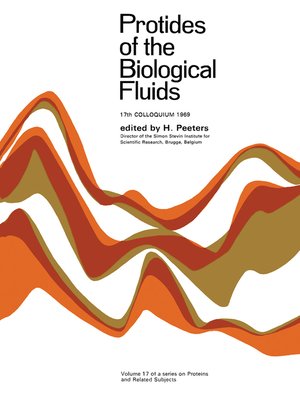 cover image of Protides of the Biological Fluids